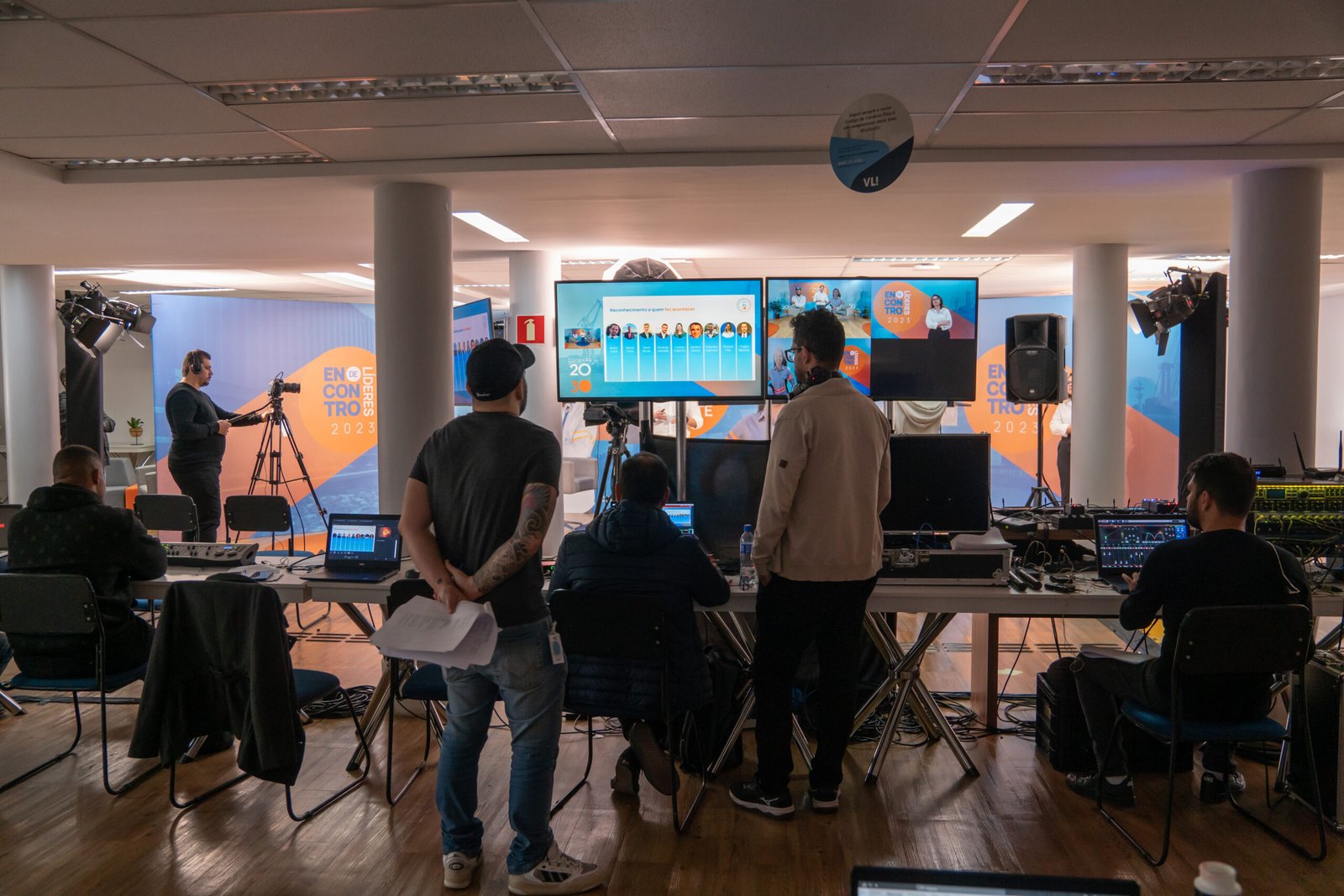 Bastidores de Operação Audiovisual